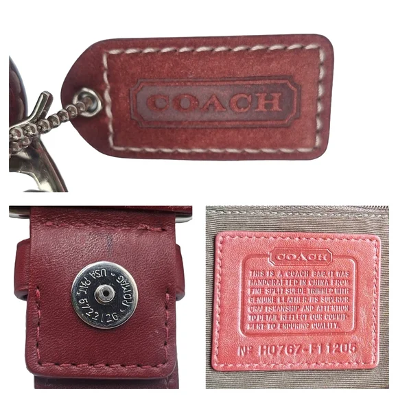 Vintage Y2K Coach Soho Hamptons Suede Leather Convertible Bag - Picture 11 of 12